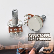 Electric Bass Guitar Potentiometer A250K B250K A500K B500K High Sensitivity Guitar Volume Potentiome