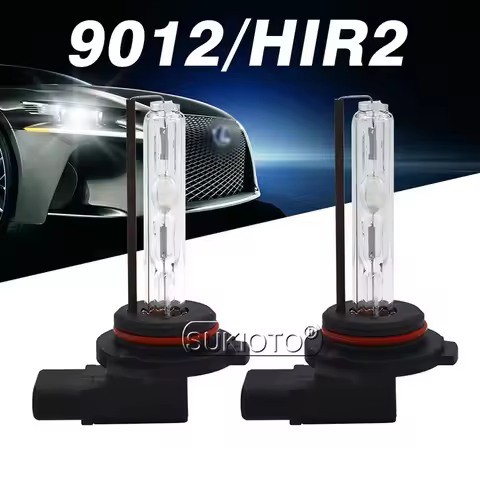 1 Pair SUKIOTO GENUINE Fast Start High Bright 35W 9012 HID Xenon Bulbs HIR2 12V 55W 9012 Replacement