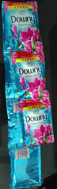 Downy Sunrise Fresh 24mL Fabric Concentrate Fabric Conditioner FabCon 6+1 Sachets