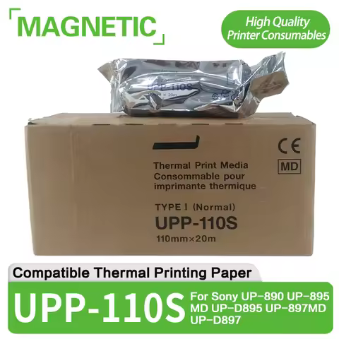 UPP-110S Compatible Thermal Paper Smooth Ultrasound Printer Paper For Sony UP-890 UP-895MD UP-D895 U