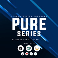 [Overlay] Pure Series Package - OBS Studio, Streamlabs, Facebook Gaming, YouTube, Twitch, StreamElements