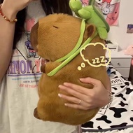 CapybaraKapibala Capybara TikTok Same Style Cute Capybara Turtle Plush Pillow Soft Doll Wild Animal 