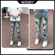 [NEW ITEM 2025] MOSBY | Men's Mosby Wide Leg Embroidered Jeans - DC777