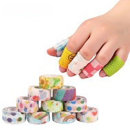 5Pcs/Set Elastic Self Sticking Bandage Wrap First Aid Sprain Elastic Cohesive Bandage Sports Injury 