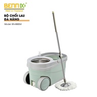 Bennix Thailand stainless steel mop set BN-888SM rotates 360 with large wheels