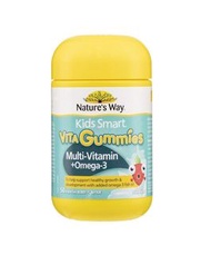 Nature’s Way 佳思敏兒童多種維生素+Omega3 天然魚油咀嚼軟糖 50粒