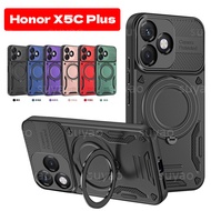For Honor X5C Plus X5CPlus 2026 Phone Case 360 ° Ring Casing HonorX5CPlus HonorX5C Holder Armor Shoc