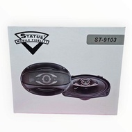 ลำโพง 6x9 STATUS ST-9103 ลำโพงแกนร่วมพร้อมฝาตะแกรงครอบ ลำโพงรถยนต์ เครื่องเสียงติดรถยนต์ ( แพ็ค 1 คู