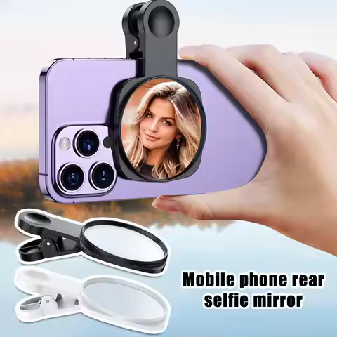 Smartphone Camera Lens Selfie Mirror Clip Kit For IPhone Smartphone Live Streaming Photo Video Selfi