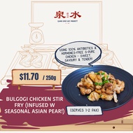 Bulgogi Chicken Stir Fry (Infused w Seasonal Asian Pear!)