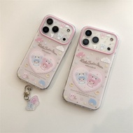 IPhone case for iPhone 17 Pro Max, iPhone 16 Pro Max, iPhone 15 Pro Max, iPhone 14 Pro Max, pink Gem