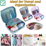 59pcs Ergonomic Beginner Crochet Tools Set - Alat Mengait Pegangan Soft Grip Untuk Pembinaan Kreativ