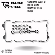 T2 NISSAN SERENA 2.0 C23 C24 SR20DE VALVE COVER GASKET SET 13270-53J05 13271-2J201