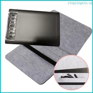 YIN Tablets Sleeve Felt Protections Bag for PTK670 PTK470 PTK870 Drawing Pad Tablets Organizers