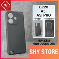 Oppo A5i, A5i Pro ShyStore plain black case | Oppo flexible phone case provides comprehensive phone 