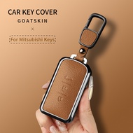Mitsubishi Metal leather car key cover case For Mitsubishi Xpander/Pajero/Triton/Pajero Sport/Mirage