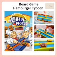 [Ready Stock] Hamburger Tycoon board game/Korea board game/friend/family board game/shipping from Korea