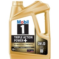 (Original) (ALL NEW) Mobil 1 Triple Action Power+ 0W20 SP C5 Advanced Fully Synthetic Engine Oil (4L)