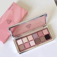 3CE Pink Journey eyeshadow palette in smoky gray Pink tone