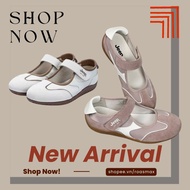 Women's Jeep Mary Jane Shoes, Cream Pink Vintage Jeep Shoes