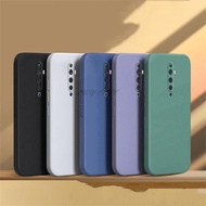 Case For Oppo Reno 2F 2Z Solid Color Simple Plain Color Silicone Protective Cover Phone Case For Opp