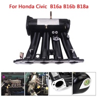 For Honda Civic B-Series B16a B16b B18a Aluminum Cast Intake Manifold Upgrade Bolt On FOR 92-01 Acur