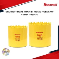 44MM - 86MM STARRETT DUAL PITCH BI METAL HOLE SAW