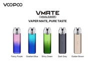Spesial Pod Vape Vmate Infinity 17W 900Mah Shiny Green Authentic By