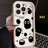 เคสสำหรับ Realme 6 7 8 PRO C35 C55 10 C21Y C15 6i C30S C3 C25S C11 C1 C2 C30 C51 5S C31 11 C12 5i C33 C53 8i C25 C25Y 5 7i 9i C21 6S C17 C3i c20 V23 11X C20A Narzo 50 53 N55 30A 50A 50i Prime 2 20 Pro เคสซิลิโคนกันกระแทกลูกถ่านหินน่ารัก