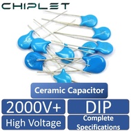 High Voltage Porcelain Capacitor 2000V 3000V DIP 2kV 3kV 102 103 222 332 471 681 472 1nF 2.2nF 3.3nF