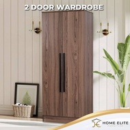 (Siap Pasang) Home Elite: 2 Door Wardrobe Bedroom Wardrobe /Almari Baju/Almari  Pintu/Almari Murah/Almari besar