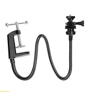 Doublebuy Webcam Stand Enhanced Desk Jaw Clamp with Flexible Gooseneck Stand for Webcam C925e C922x C922 C930e C930