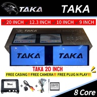 【NEW】TAKA 20 INCH Android Player Support AHD camera 9inch/10inch/12.3inch/20inch Android Player
