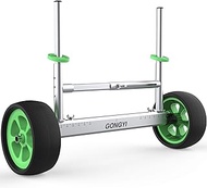 GONGYI GY300 Kayak Cart Canoe Airless Tires Sit On Top Trolley Hauler Dolly Solid Aluminum Constructions