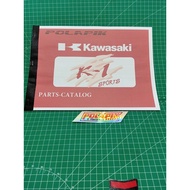 KAWASAKI CATALOG PART K-1 K ONE K1 CATALOGUE BOOK KAWSAKI K 1 CATALOG PART BOOK K-1kawasaki