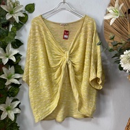 Yellow Knit Cardigan