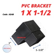 aluminium 1 X 1-1/2 two way PVC Outer Corner Hollow Bracket Code 024