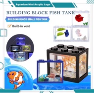 Akuarium Ikan Cupang Akrilik Aquarium Mini Acrylic Lego Ikan Cupang Block Ikan Hias Emas