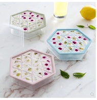 Home Home Hexagonal Ice Cube Mold Ice Box Home Home Ice Shelf Ice Box Ice Cube Ice Box