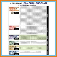 ✴    PRINTED IPON(STICKER PAPER)CHALLENGE CHART FOR ALKANSYA/IPON CHALLENGE