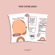 CUTE CHIP BAG BIRTHDAY EVENT GOODIES, GOODIES PAPER BAG