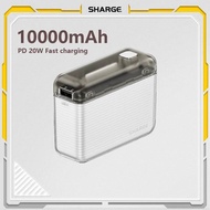 SHARGE Power Bank 10000mAh Smallest Mini 20W USB-C Fast Charging Power Bank Dual Interface Output Ch