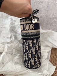 中古包 Dior 迪奧 老花刺繡小圓筒包
