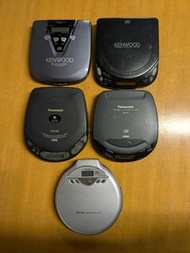 二手 5部便攜式 CD機 Panasonic Kenwood Venturer