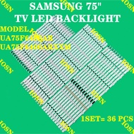 UA75F6400AR UA75F6400ARXXM SAMSUNG 75" TV LED BACKLIGHT(LAMP TV) SAMSUNG 75 INCH LED TV BACKLIGHT UA75F6400 75F6400AR