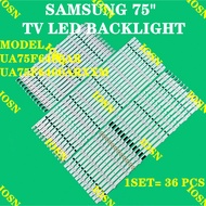 UA75F6400AR UA75F6400ARXXM SAMSUNG 75" TV LED BACKLIGHT(LAMP TV) SAMSUNG 75 INCH LED TV BACKLIGHT UA