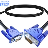 Kabel VGA Male To Male Untuk Menghubungkan Monitor / Kabel VGA Multifungsi Panjang 1.5M