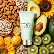 RéVive Foaming Cleanser 125ml โฟมล้างหน้าสูตร Vitamin E ละมุน ล้ำลึก Liaoสิว ความมัน พร้อม Green Tea