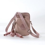 《310》Chính hãng nhập khẩu Kipling Túi đựng điện thoại di động mới nữ đa năng đơn giản nhẹ dọc vải ni