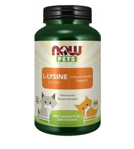 Now Pets L-Lysine for Cats Powder 226.8 g [Exp: 06/2028] สำหรับแมว